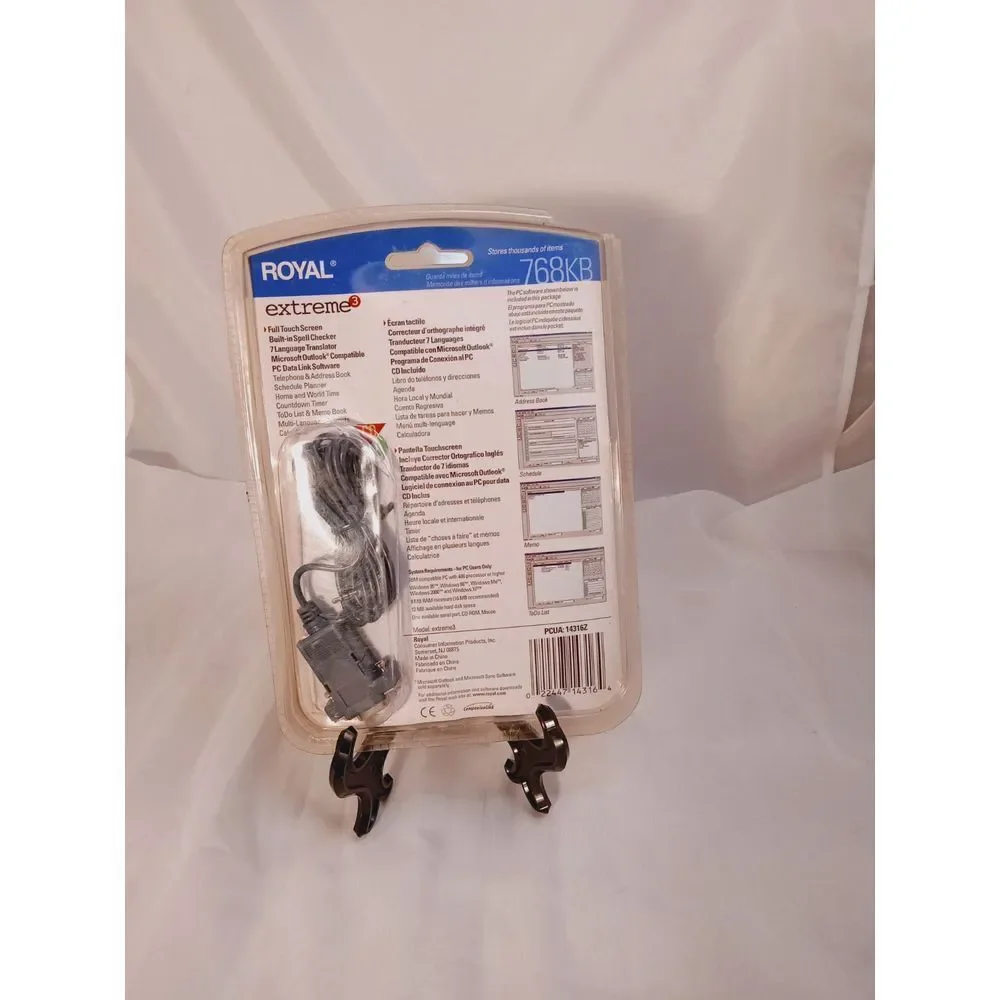 ROYAL‎ Extreme 3 PDA Personal Digital Assistant Translator 768KB New & Sealed